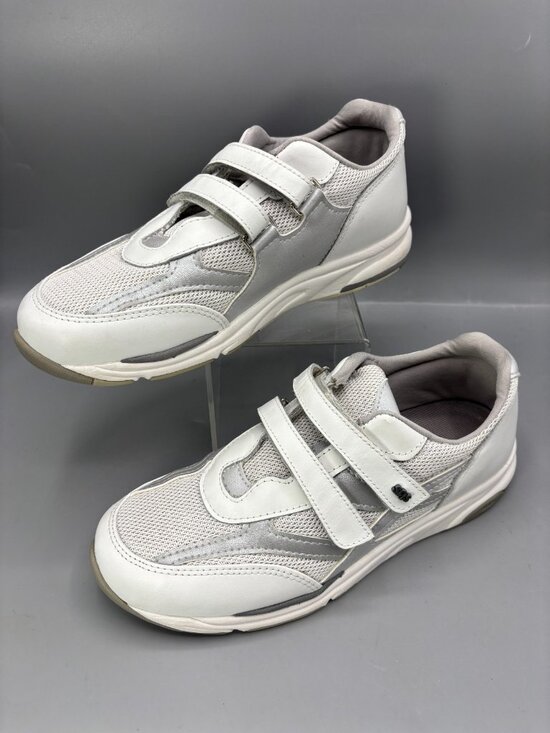 SAS Shoes - SAS TMV Walking Shoes Womens 8M White Leather Comfort Low Top Athletic 2103222